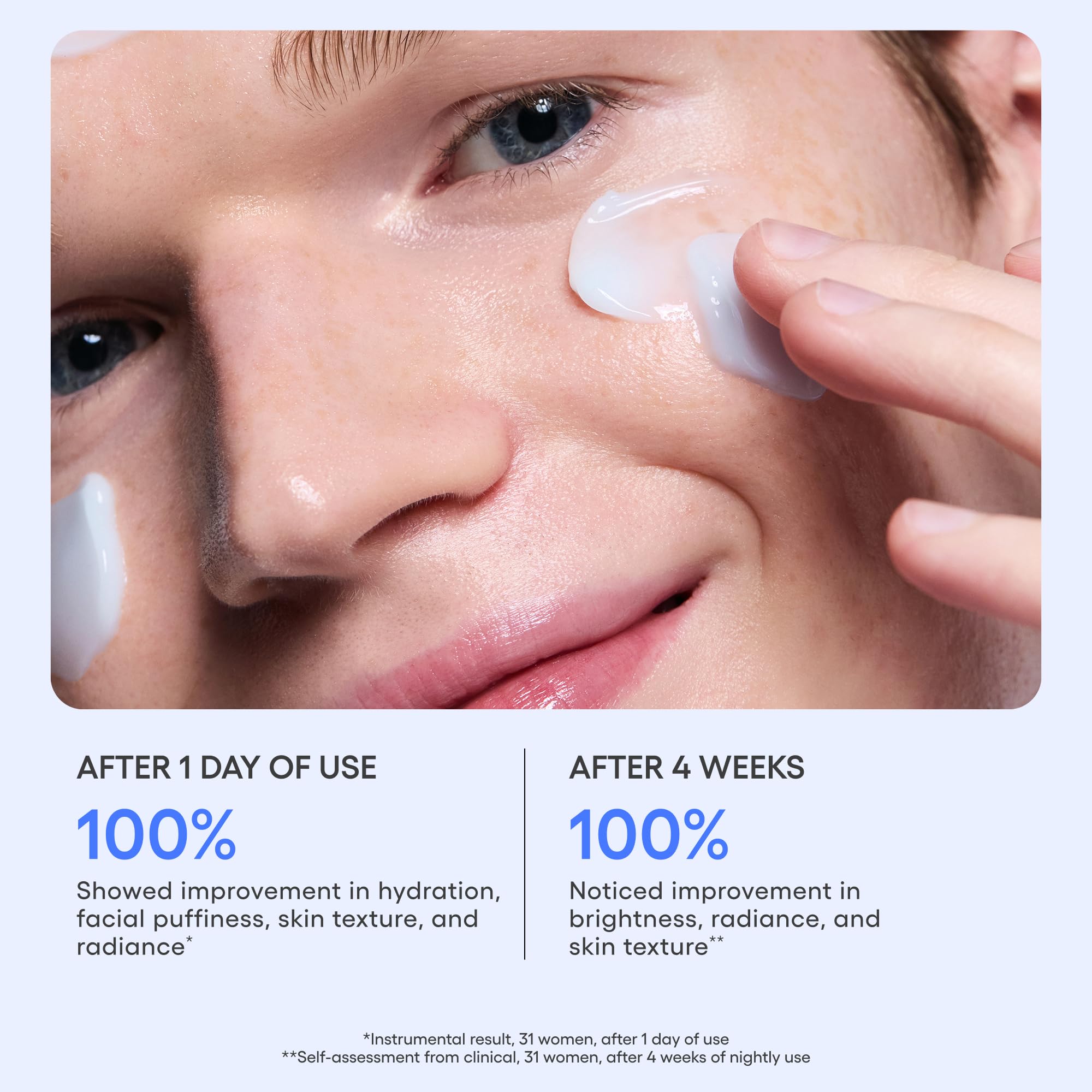 Water Sleeping Mask: Hydrating Korean Overnight Face Mask with Hyaluronic Acid Blend & Niacinamide, for Deep Hydration, Glowing Skin & Barrier Support | Korean Skin Care thumbnail