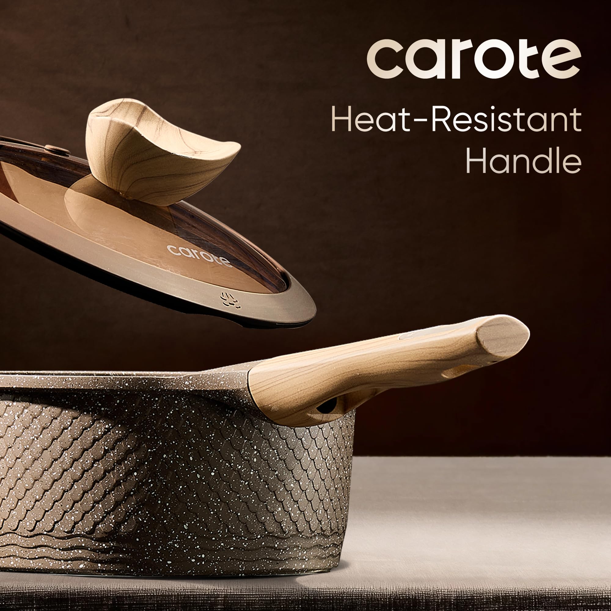 CAROTE 26pcs Pots and Pans Set, Nonstick Cookware Sets thumbnail