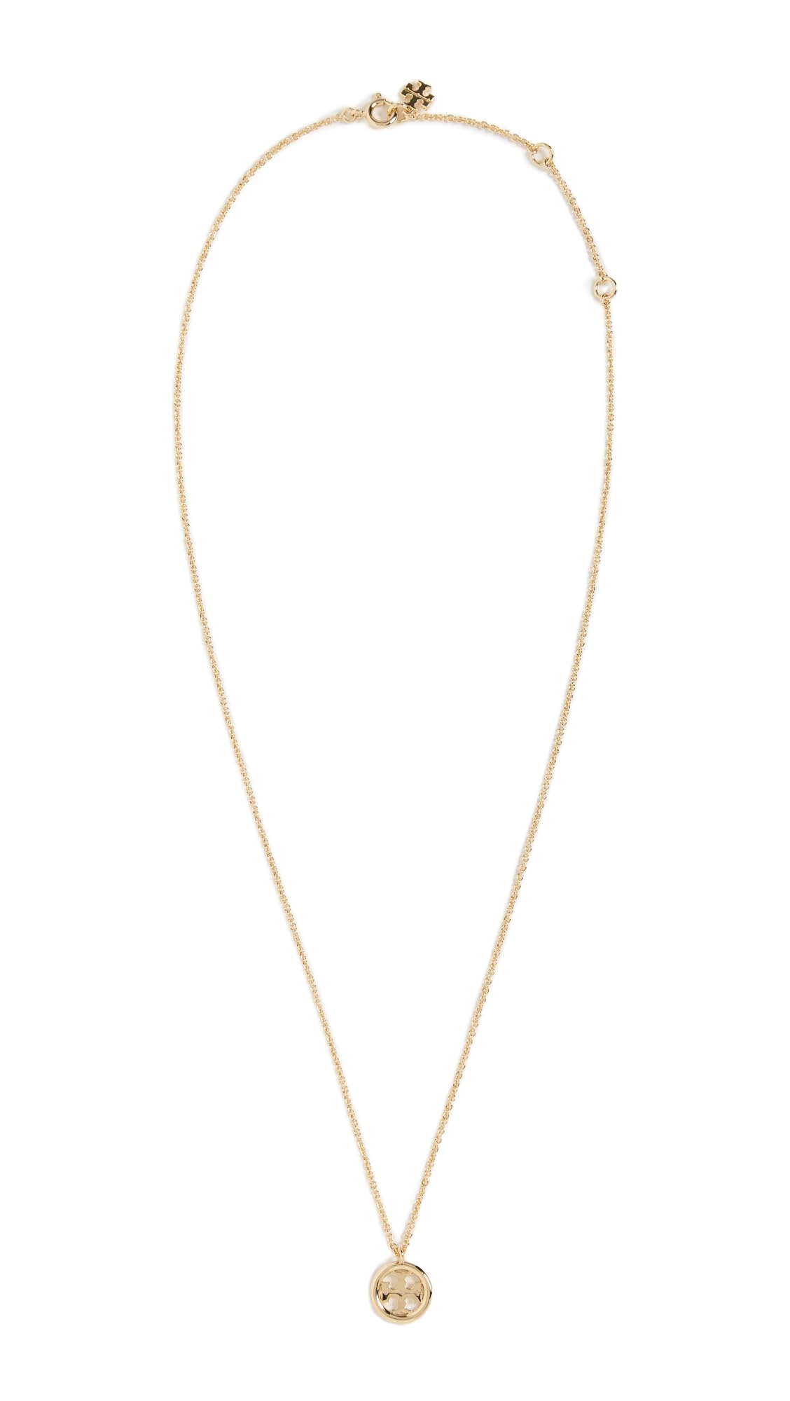 Tory Burch Women's Icon Circle Pendant Necklace