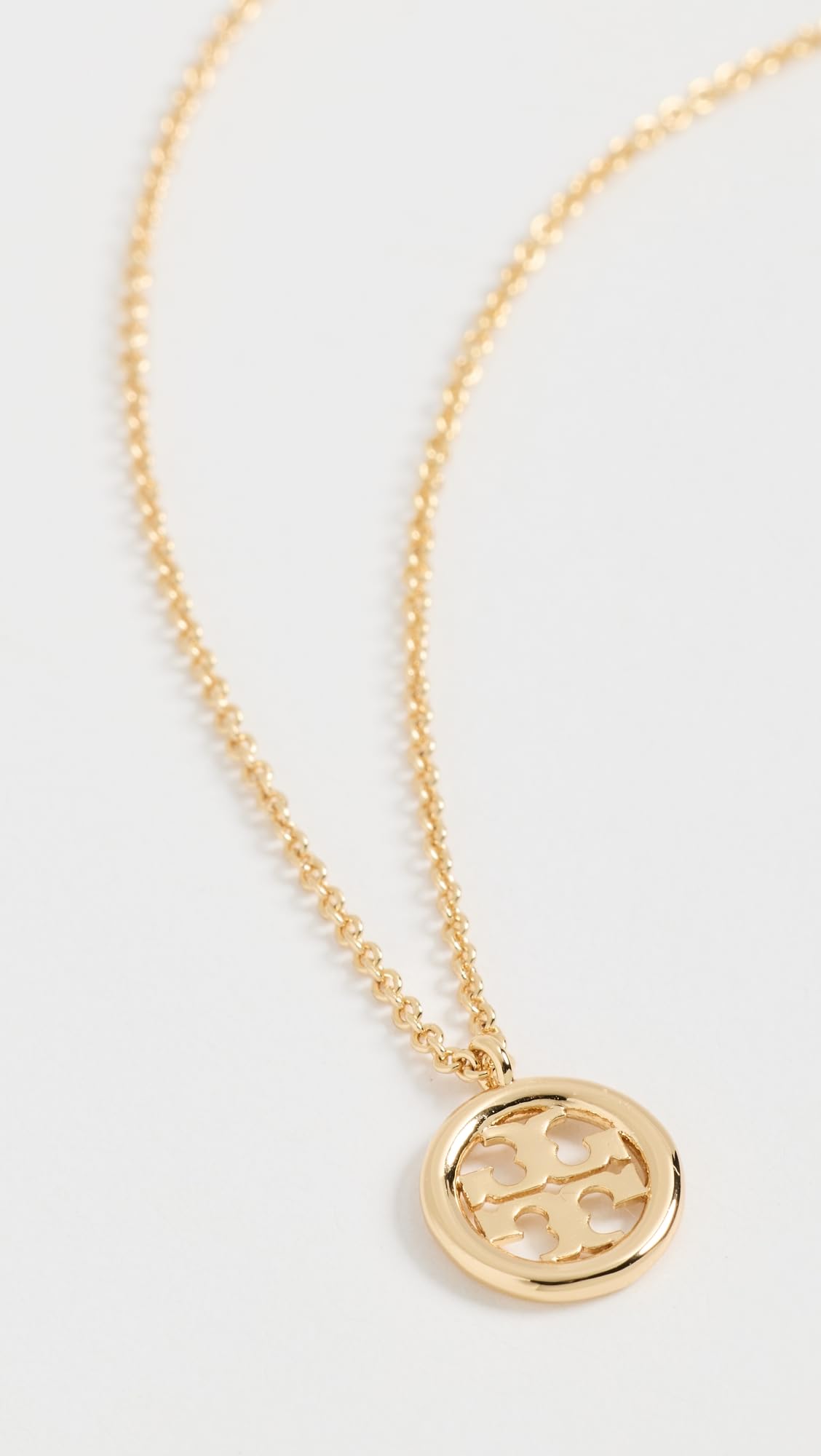 Tory Burch Women's Icon Circle Pendant Necklace thumbnail
