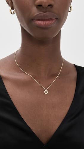 Tory Burch Women's Icon Circle Pendant Necklace thumbnail