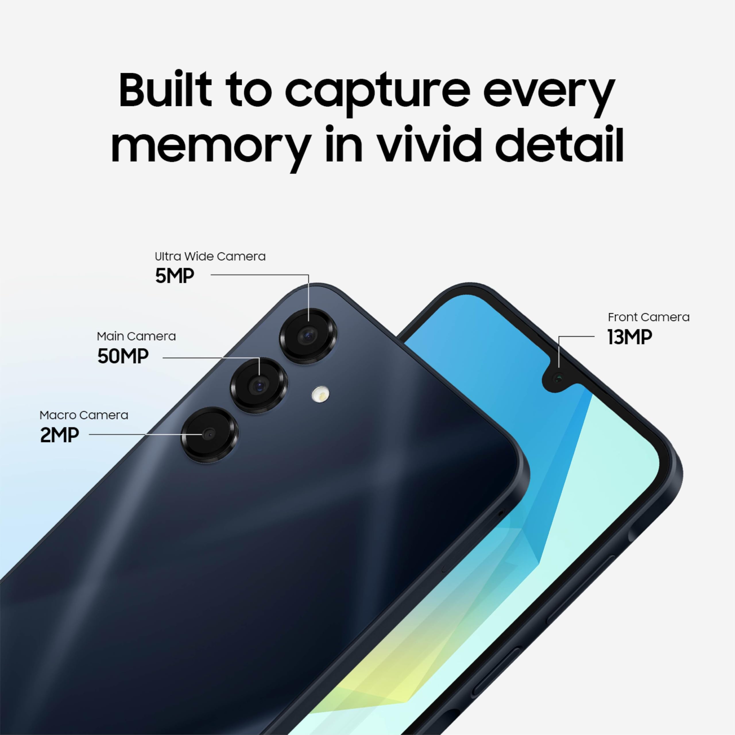 Samsung Galaxy A16 5G 128GB Cell Phone, Unlocked Android Smartphone, Large AMOLED Display, Durable Design, Super Fast Charging, Expandable Storage, US Version, 2025, Blue Black (Renewed) thumbnail
