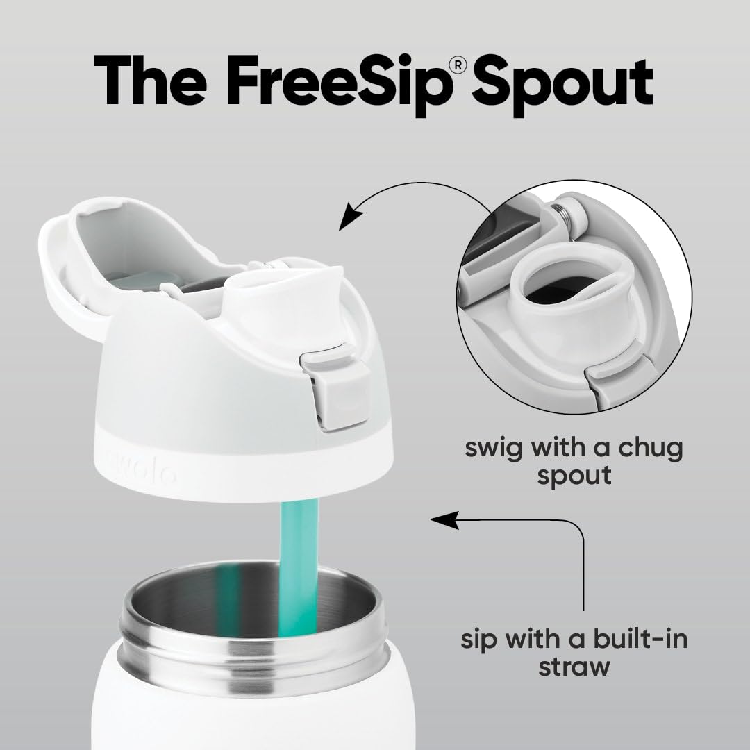 Owala FreeSip Stainless Steel Water Bottle 32 oz 80s Ski Slopes thumbnail