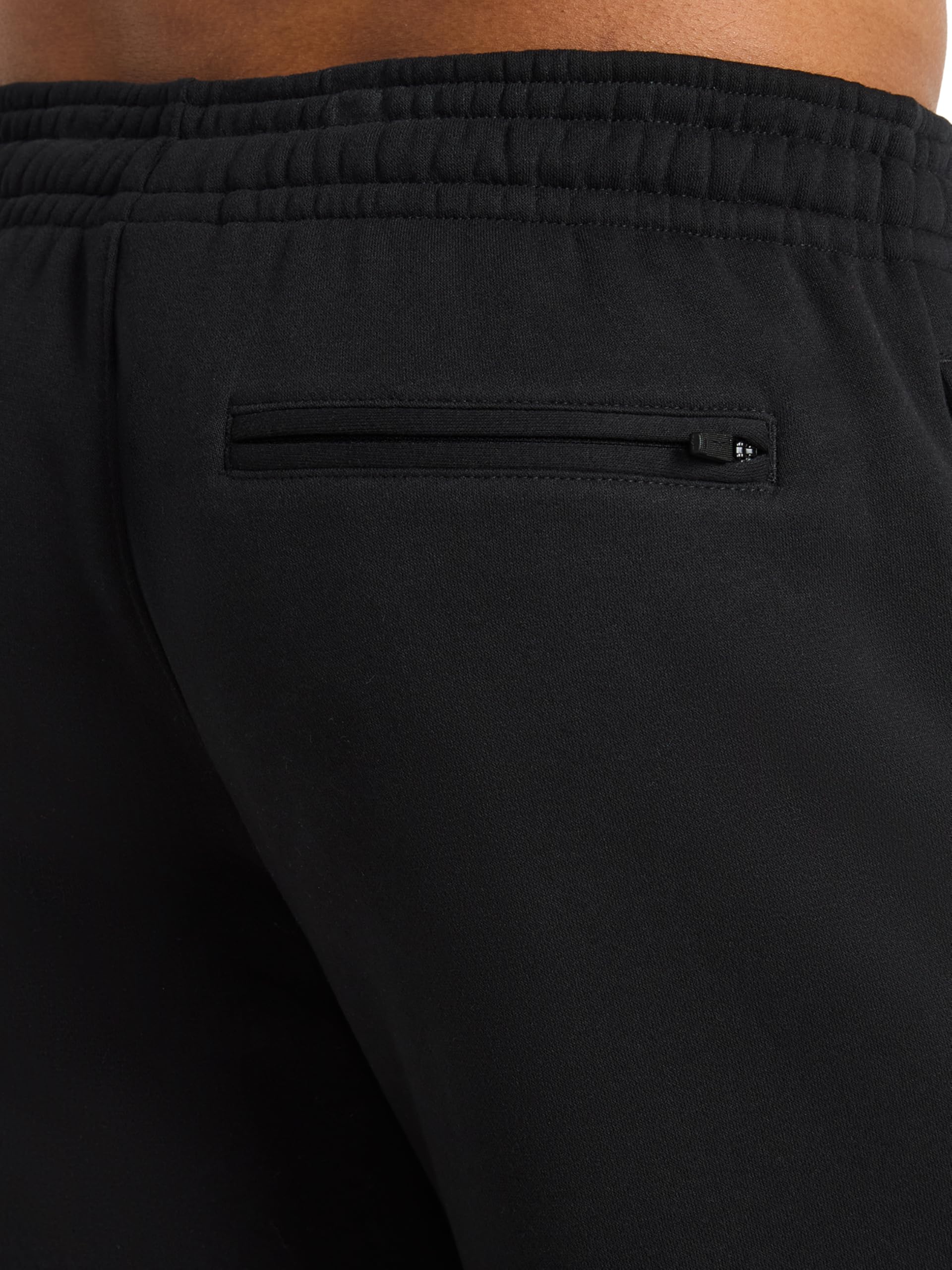 Reebok Men’s Motion Core Fleece Motion Jogger, Standard Fit, 30” Inseam, Midweight Cotton-Poly Fleece Blend Fabric, Black, Medium thumbnail