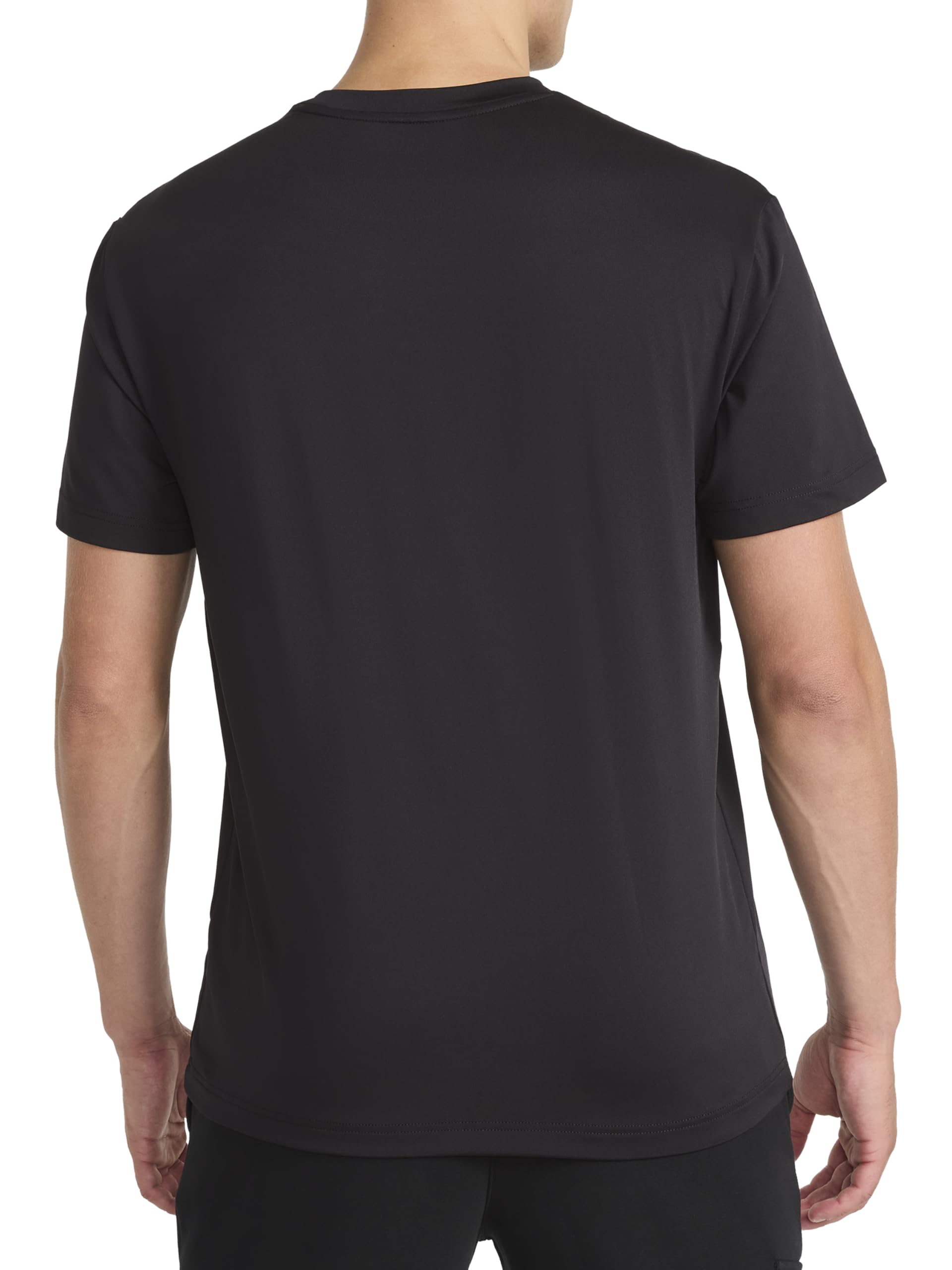 Reebok Men's Sonic Bolt Short Sleeve Crewneck T-Shirt, Standard Fit, Lightweight Cool Touch Jersey Fabric thumbnail