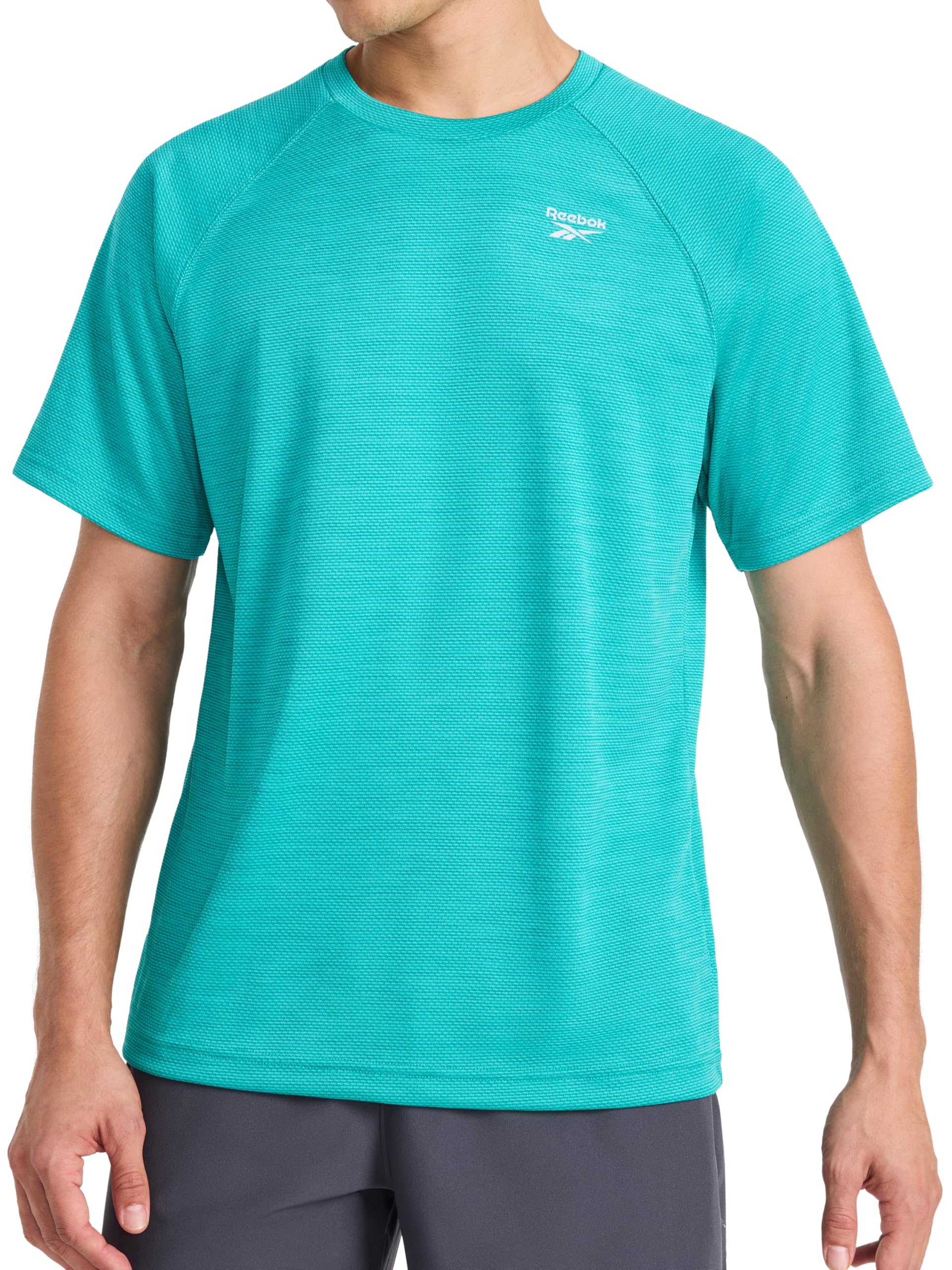 Reebok Men's Speed Short Sleeve Raglan Crewneck T-Shirt