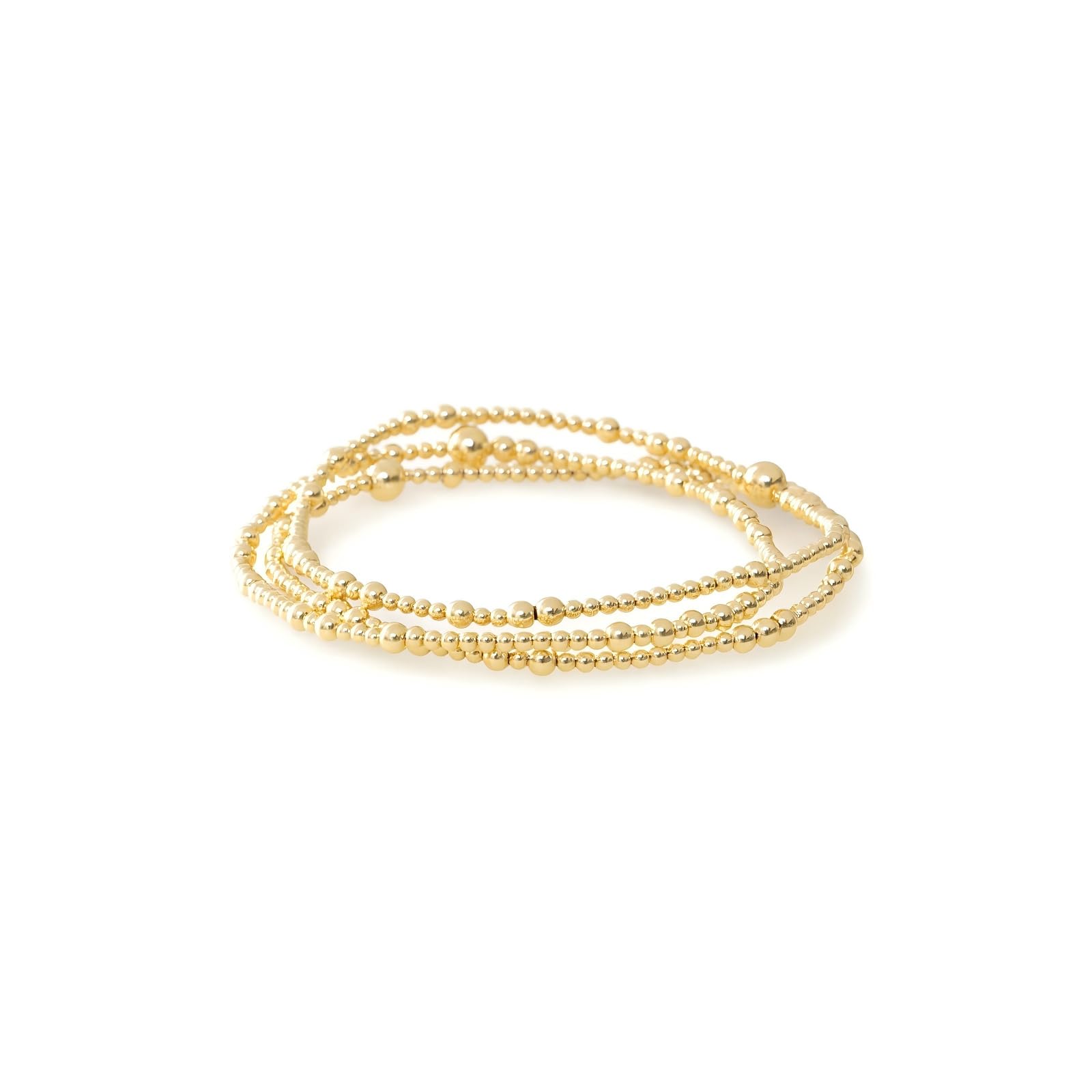 Gold Beaded Cross Bracelet for Women, 14K Plated Adjustable Stackable Dainty Bracelets, Non Tarnish Fashion Jewelry Set Gifts for Women Birthday Friendship