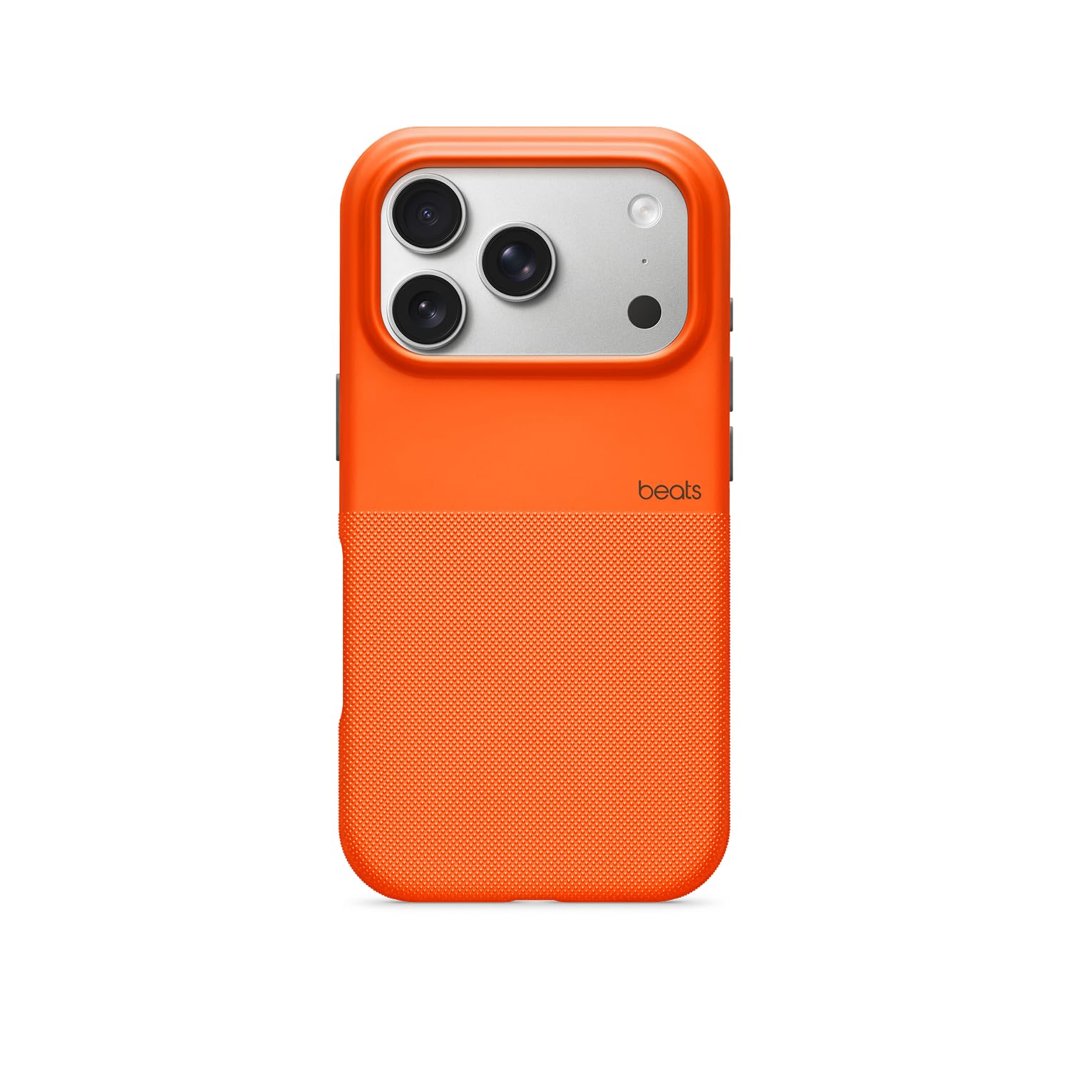 Beats iPhone 17 Pro Rugged Case with MagSafe & Camera Control, Scratch & Drop Tested, Matte Texture with Microfiber Lining - Sierra Orange