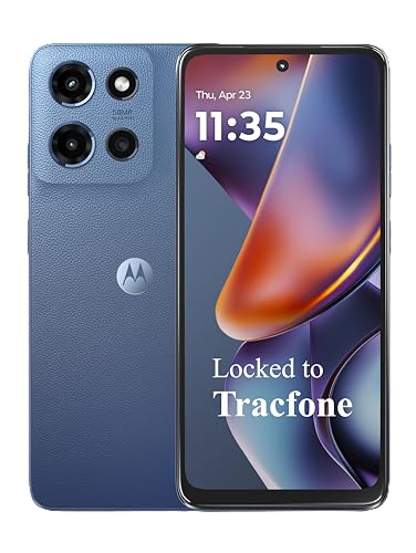 Tracfone Motorola Moto G 2025, 64GB, Saphire Blue (Locked to Tracfone) | Prepaid Smartphone- 6.6" 120Hz Display, 5G , 50MP Quad Pixel Camera, Long-Lasting Battery thumbnail