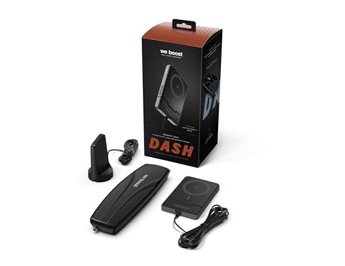 weBoost Dash Cell Phone Signal Booster with Wireless Charger | Boosts 5G/4G LTE for All US Carriers | Truck, Car, SUV | Magnetic Mount | FCC Approved thumbnail