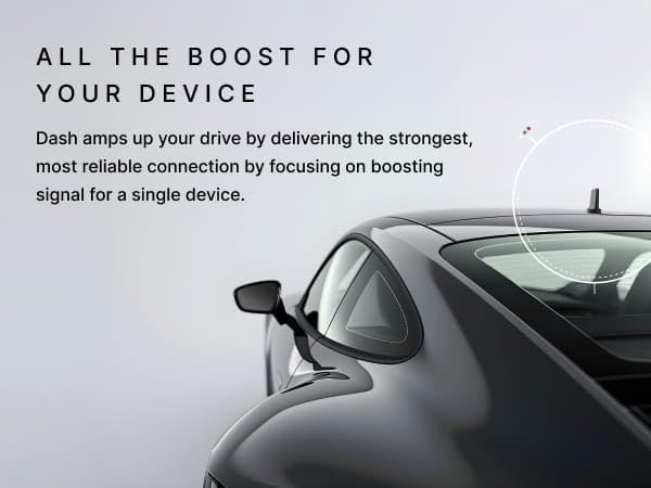 weBoost Dash Cell Phone Signal Booster with Wireless Charger | Boosts 5G/4G LTE for All US Carriers | Truck, Car, SUV | Magnetic Mount | FCC Approved thumbnail