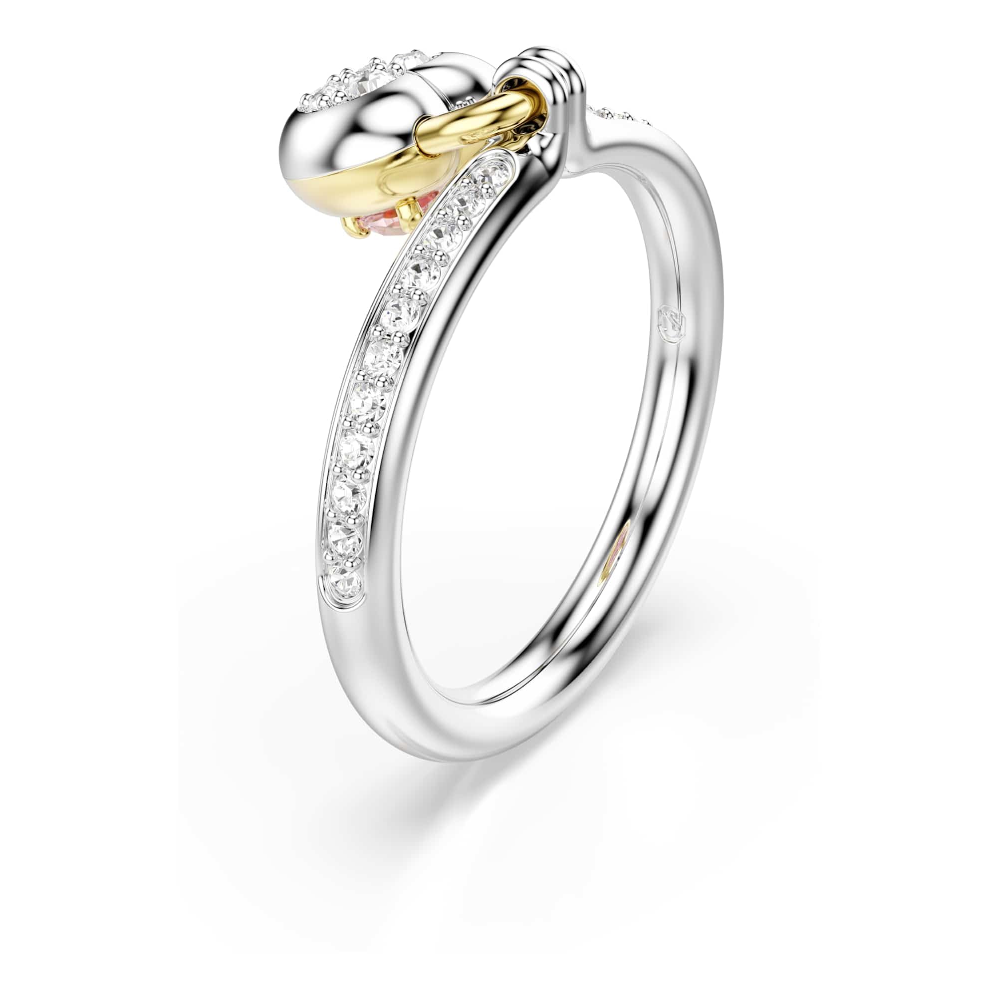 Swarovski Idyllia motif ring, Mixed cuts, Heart, Multicolored, Mixed metal finish thumbnail