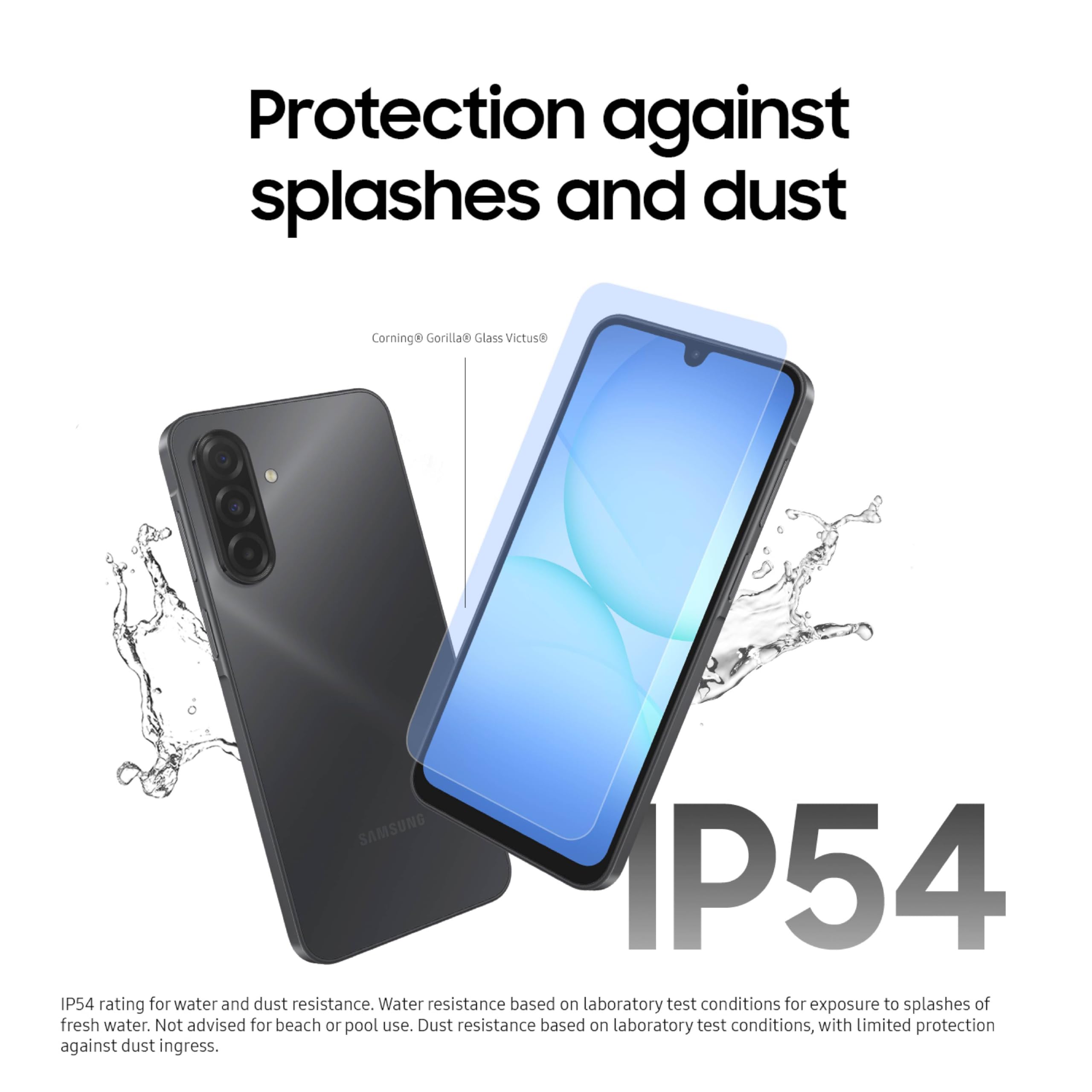 Samsung Galaxy A17 5G Smart Phone, 128GB, Large AMOLED, High-Res Camera, Durable Design, Super Fast Charging, Expandable Storage, Circle to Search, 2025, US 1 Yr Manufacturer Warranty, Gray thumbnail