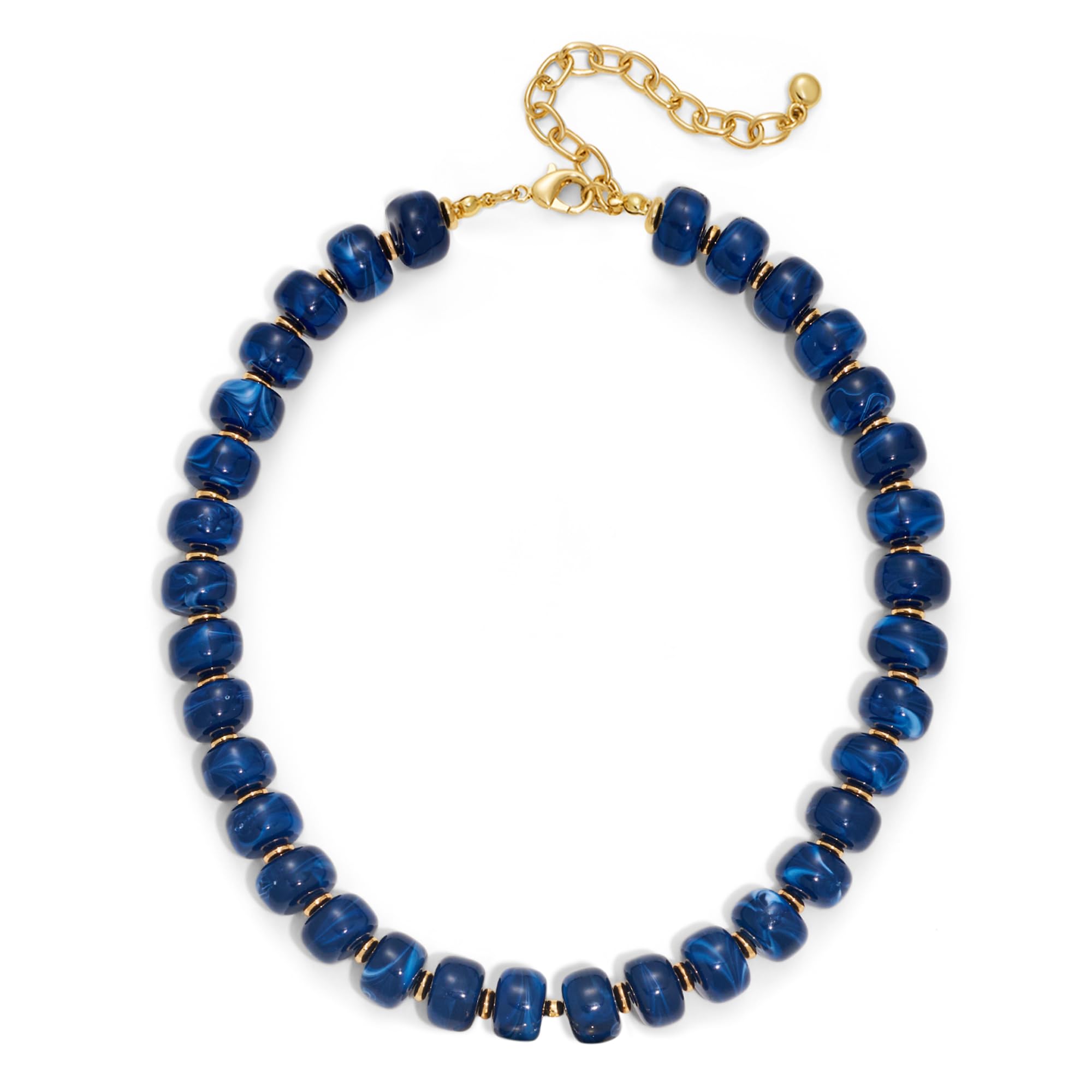 LILIE&WHITE Resin Chunky Beaded Necklace for Women Minimalistic Modern Statement Necklace Jewelry Accessories thumbnail