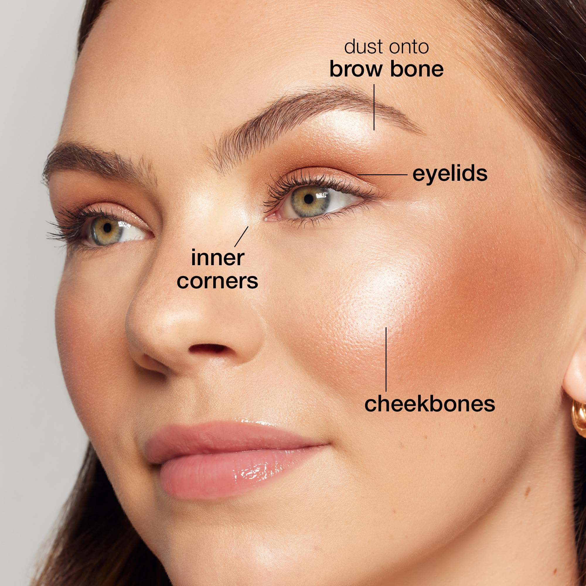 tarte glow wardrobe highlighting eye & cheek palette – Highlighter, Blush, Bronze & Eyeshadow All-in-One Face & Eye Viral Makeup for Everday Radiant Blendable Glow, Vegan & Cruelty Free, full size thumbnail