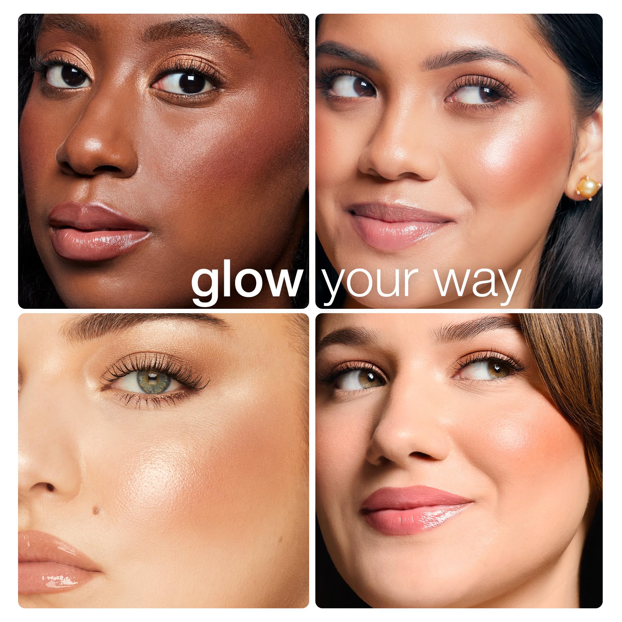 tarte glow wardrobe highlighting eye & cheek palette – Highlighter, Blush, Bronze & Eyeshadow All-in-One Face & Eye Viral Makeup for Everday Radiant Blendable Glow, Vegan & Cruelty Free, full size thumbnail