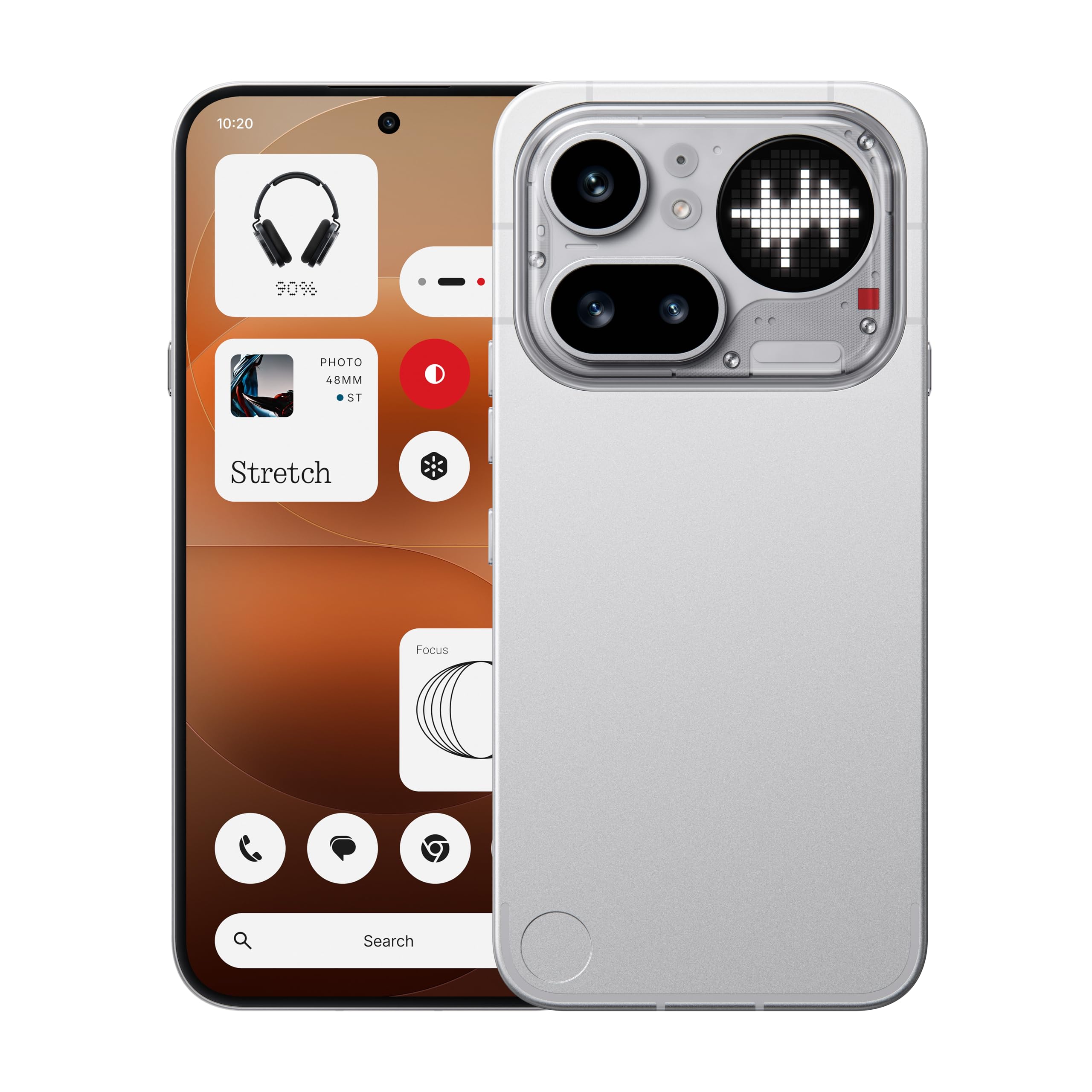 Nothing Phone (4a) Pro Cell Phone 2026 New, Unlocked Android 16 Smartphone, Triple-Lens Camera, AI Photo Edits, 6.83" 144Hz AMOLED Display, 5080mAh Battery, Dual-SIM Glyph Matrix (Sliver, 12+256GB) | Phone
