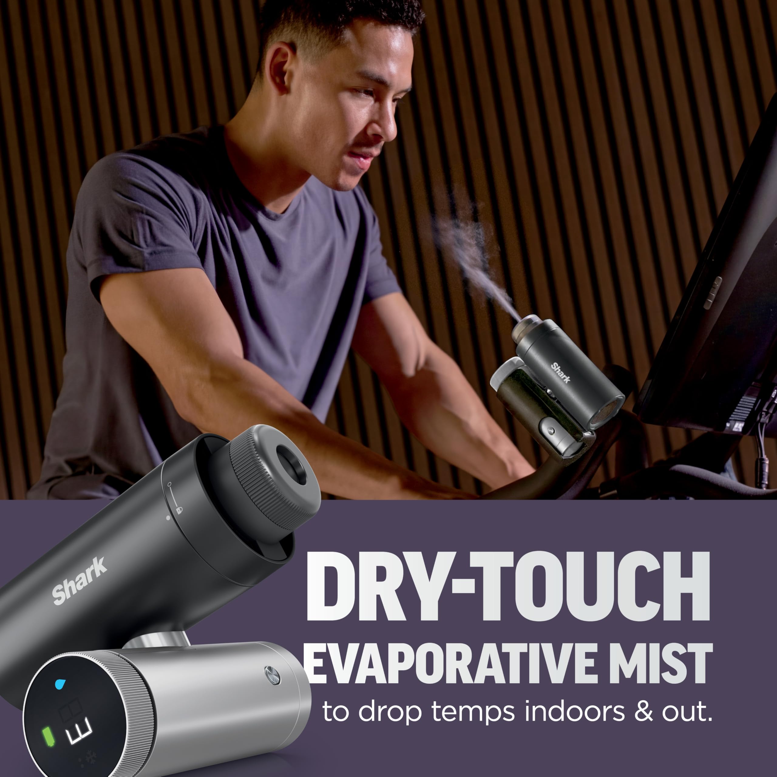 Shark ChillPill 3-in-1 Fan, Mist and Cooling Plate, Carbon, FA022 thumbnail
