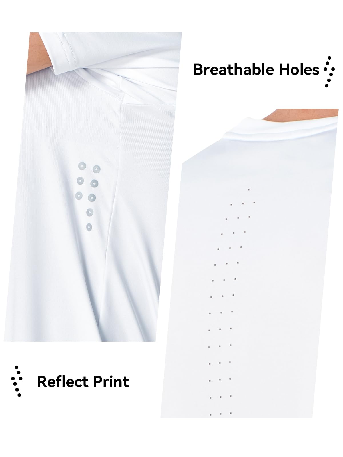 NORTHYARD Men's Athletic Running T-Shirts Quick-Dry Lightweight Workout | Gym, Hiking, Outdoor, Tennis, Sport, Casual, Fishing, Basketball, UPF 50+, Breathable, Moisture-wicking, Reflective Printed thumbnail