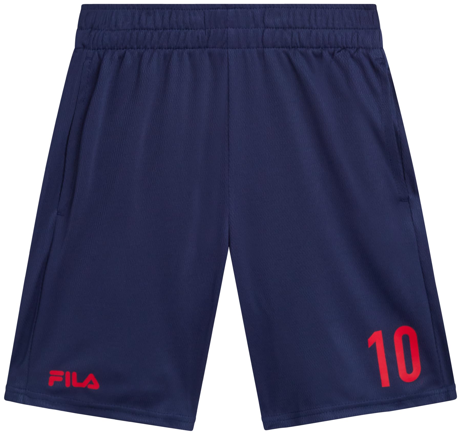 Fila Boys Soccer Jersey Shorts Set - 2 Piece Youth Sports Soccer Jersey Kids Boys Athletic Shorts & Graphic Tees (Size: 4-12) thumbnail