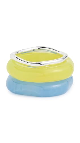 Madewell Women's Sculptural Resin Bangle Bracelet Set thumbnail