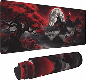 Gaming Mouse Pad Large, Waterproof Extra Large Mousepad with Stitched Edges, 31.5" x 15.7" Non-Slip Rubber Base Office Big Long Keyboard Pad for Office Gamer Home XXL, (Blue Square) thumbnail