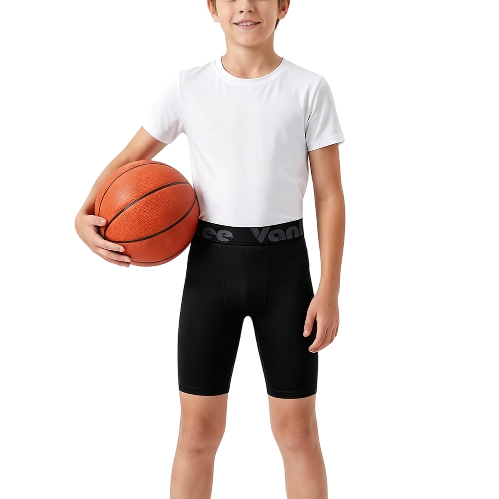 Youth Boys Compression Shorts Quick Dry Athletic Base Layer Workout Underwear Sports Gear Pants for Baseball Football thumbnail