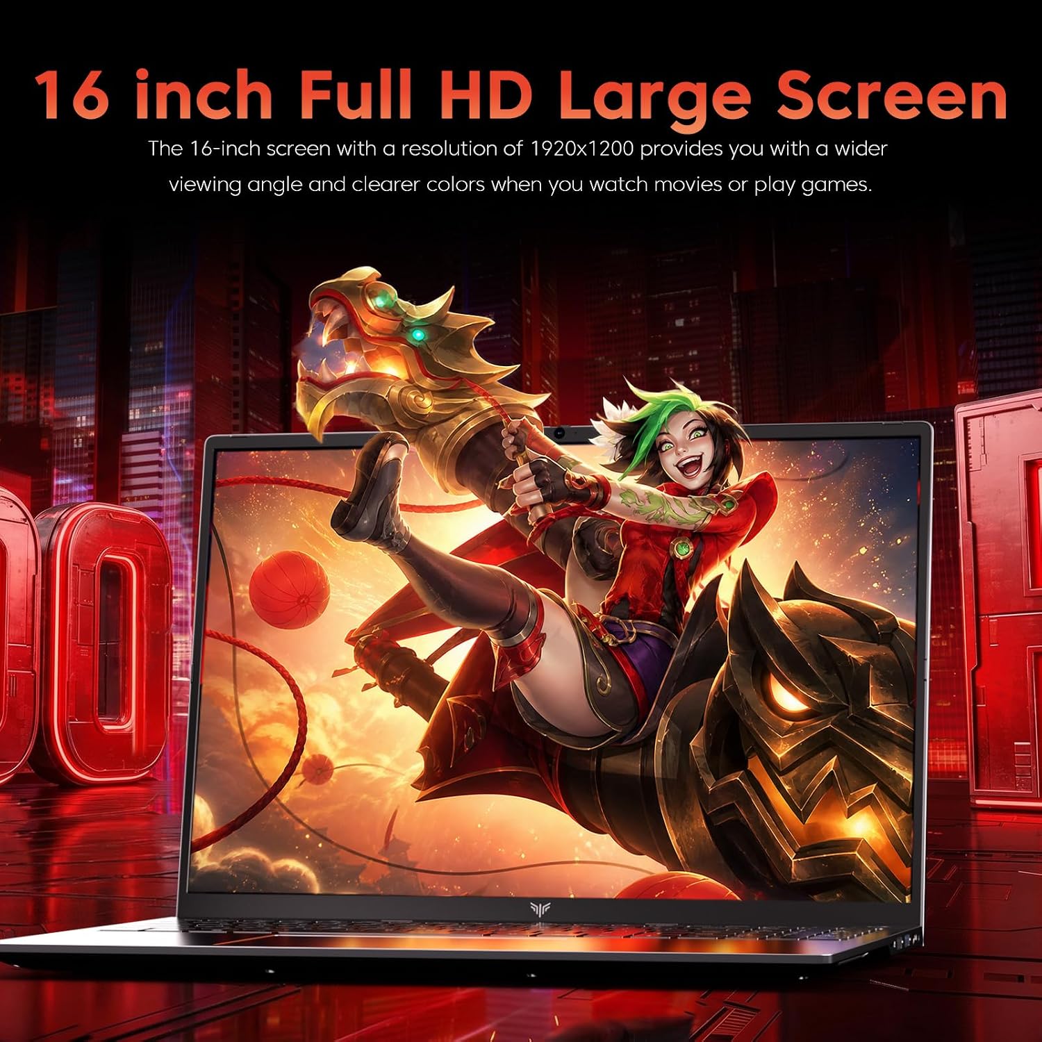 Gaming Laptop with AMD Ryzen 7 H255 (up to 4.9GHz),24GB DDR5 512GB NVMe SSD thumbnail
