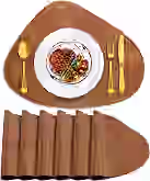 12 Inch Round Braided Placemats Set of 4,Washable Heat Resistant Cotton Polyester Circle Place Mats for Dining Table,Non Slip Kitchen Table Mats,Black thumbnail