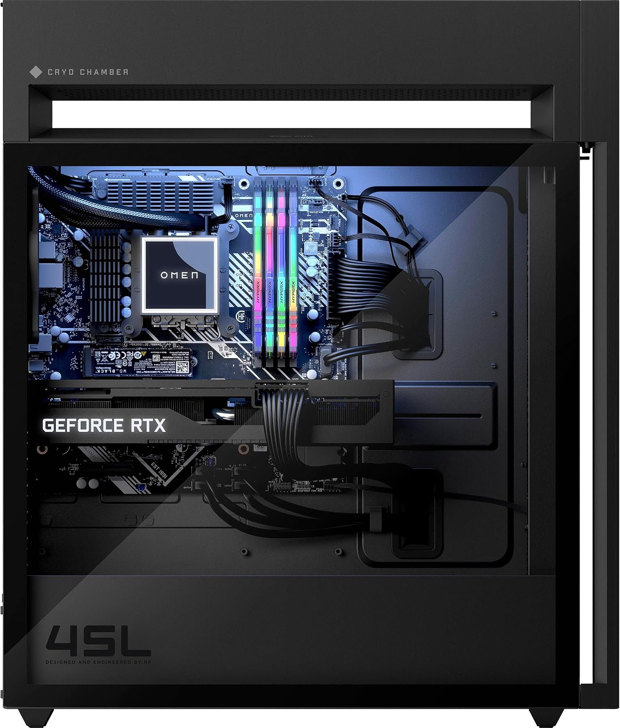 HP OMEN 45L Gaming Desktop, 32GB RAM, 1TB SSD, Intel Core i7, Liquid Cooled thumbnail